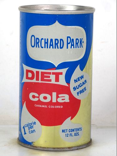 1966 Orchard Park Diet Cola Buffalo New York 12oz Fan Tab Can 
