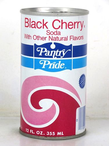 2023 Pantry Pride Black Cherry Soda 12oz Ring Top Can Philadelphia 