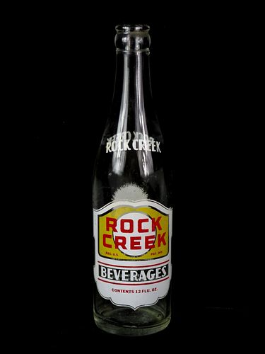 1950 Rock Creek Beverages Washington DC 12oz ACL Bottle 