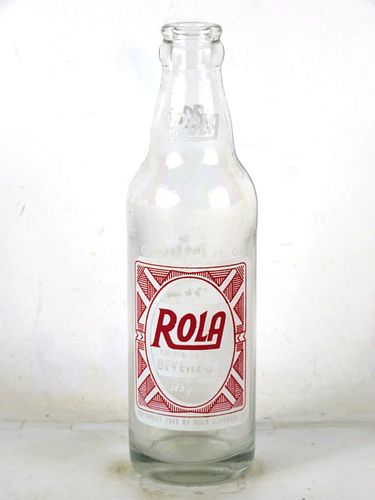 1945 Rolla Beverages Erie Pennsylvania 8oz ACL Bottle 