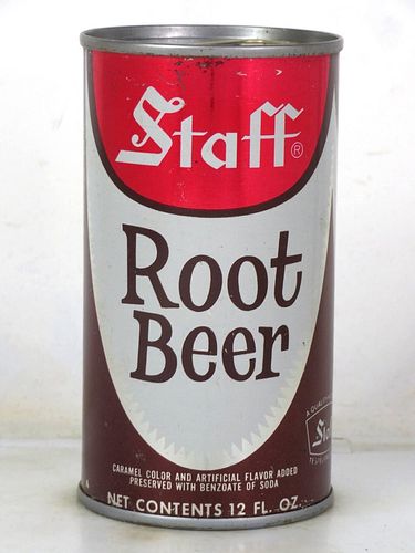 1968 Staff Root Beer Jericho New York 12oz Juice Top Can 