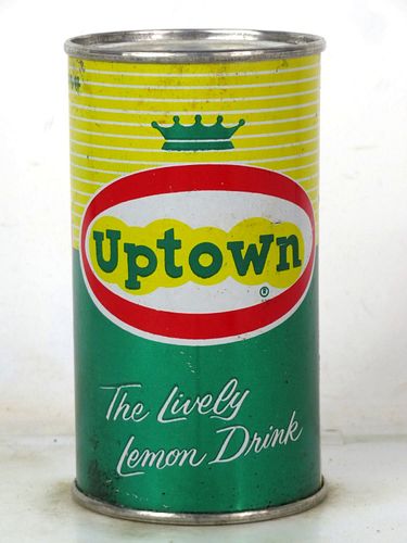 1960 Uptown Lemon Lime Soda Faygo Toledo Ohio 12oz Flat Top Can 