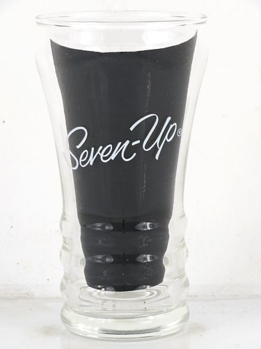 1955 7up "Seven Up" 5¼ Inch Tall ACL Drinking Glass 
