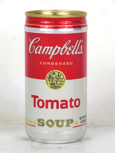 1980 Campbell's Tomato Soup Aluminum Test Can 10oz 