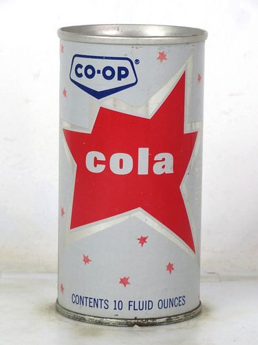 1973 Co-Op Cola Winnipeg Canada 10oz Ring Top Can 
