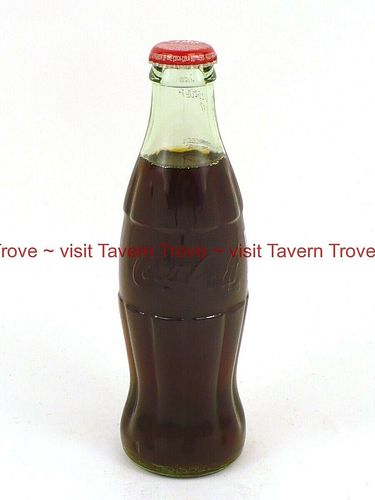 1983 Coca-Cola (Full) Denver Colorado 7oz Embossed Hobbleskirt  Bottle 
