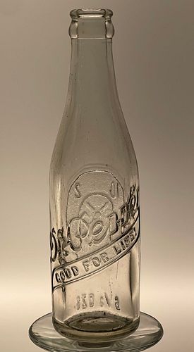 1951 Dr. Pepper 10-2-4 6½oz Embossed Bottle 