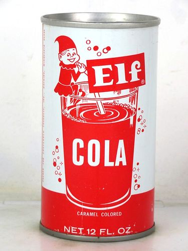 1969 Elf Cola Hopkins Minsnesota 12oz Ring Top Can 