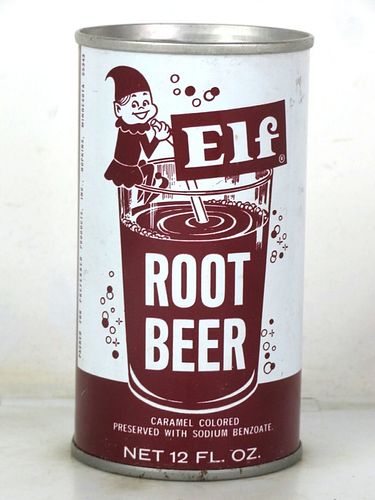 1969 Elf Root Beer Hopkins Minsnesota 12oz Ring Top Can 