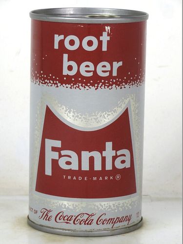 1968 Fanta Root Beer Salt Lake City Utah 12oz Juice Top Can 