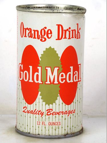 1967 Gold Medal Orange Drink St. Paul Minnesota 12oz Juice Top Can 