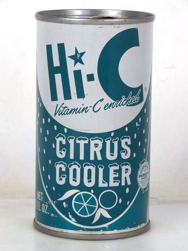 1970 Hi-C Citrus Cooler Houston Texas 12oz Juice Top Can 
