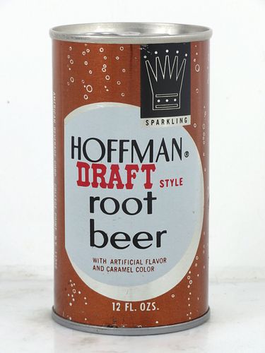 1971 Hoffman Draft Root Beer College Point New York 12oz Ring Top Can 