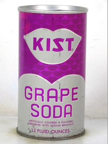 1968 Kist Grape Soda Doraville Georgia 12oz Ring Top Can 