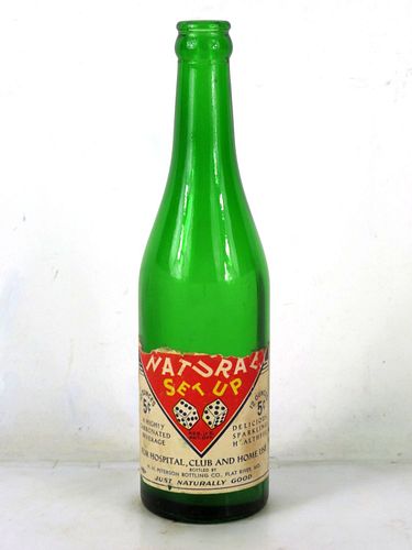 1936 Natural Set Up Peterson Flat River Missouri 15oz Bottle 