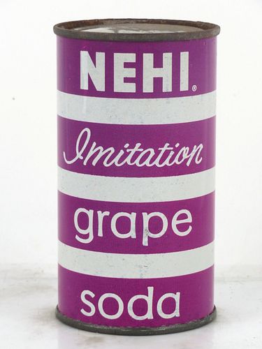 1960 Nehi Grape Soda (Full) Bridgeport Pennsylvania 12oz Flat Top Can 