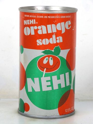 1970 Nehi Orange Soda Columbus Georgia 12oz Ring Top Can 