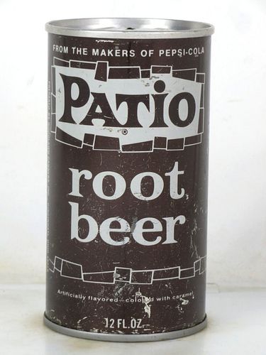 1971 Patio Pepsi Root Beer Cincinnati Ohio 12oz Ring Top Can 