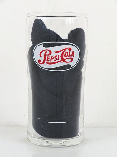 1950 Pepsi-Cola (2-color w/syrup line) 5½ Inch Tall ACL Drinking Glass 