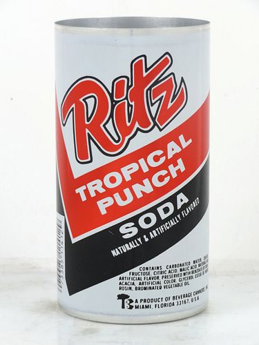1977 Ritz Tropical Punch Miami Florida 12oz Ring Top Can 