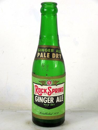 1943 Rock Springs Ginger Ale Shakopee Minnesota 7oz Bottle 