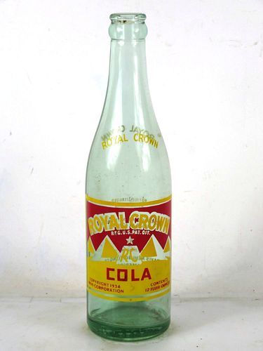 1950 Royal Crown Cola Williamsburg Tennessee 12oz ACL Bottle 