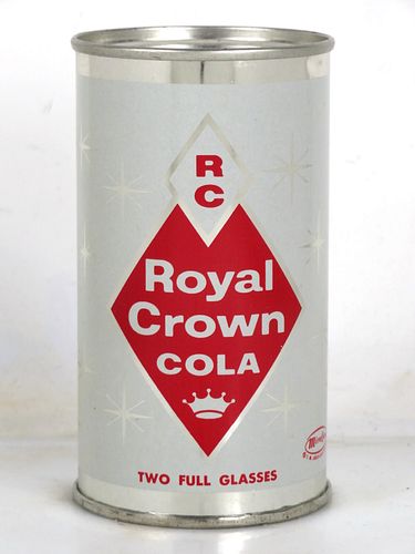 1957 Royal Crown RC Cola Big Delta Alaska 12oz Flat Top Can 