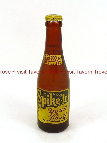 1953 Spike It (Full) Braddock Pennsylvania 7oz ACL Bottle 