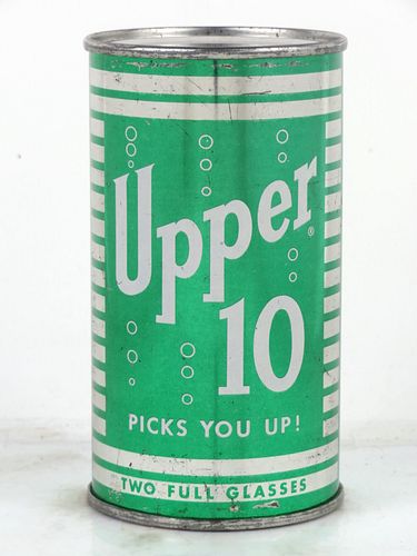 1962 Upper 10 (no Zip Code) Chicago Illinois 12oz Flat Top Can 