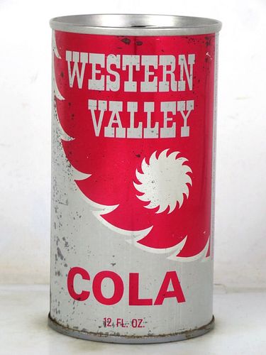 1969 Western Valley Cola Phoenix Arizona 12oz Ring Top Can 