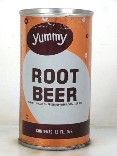 1971 Yummy Root Beer Melrose Park Illinois 12oz Ring Top Can 