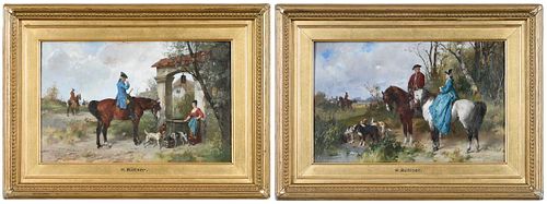 A Pair of Sporting Paintings, Hans Buttner 