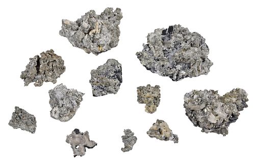 12 Barite and Pyrite Specimens