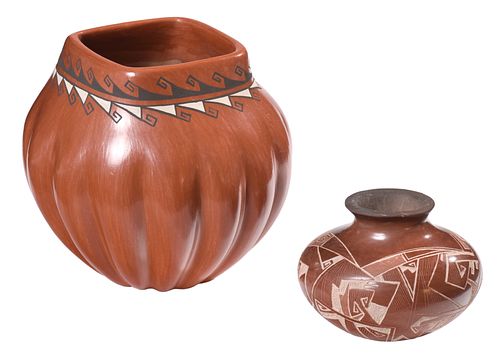 Santa Clara and Jemez Pueblo Pots