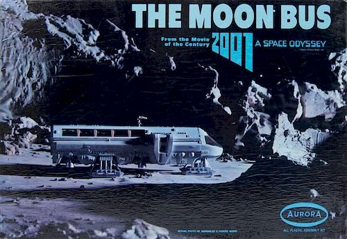2001: A SPACE ODYSSEY NEW IN BOX AURORA “THE MOON BUS” MODEL KIT
