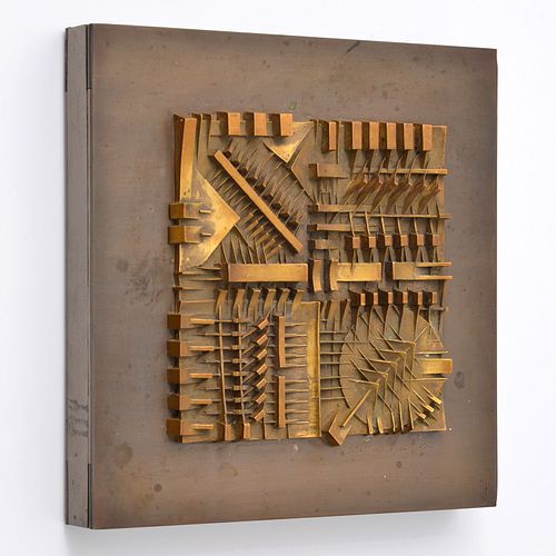 Arnaldo Pomodoro Bronze Box & Book Set