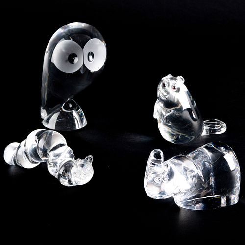 Group of Glass Models of Animals