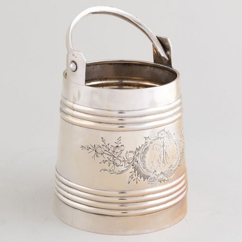 Russian Silver Pail Form Ice Bucket