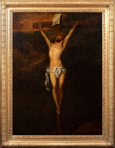THE CRUCIFIXION OF CHRIST OIL PAINTING