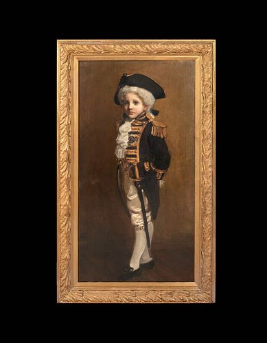 PORTRAIT OF LORD NELSON OIL PAINTING