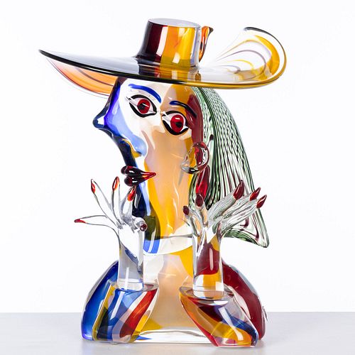 Walter Furlan, Omaggio a Picasso Glass Sculpture