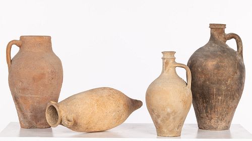 Four Early Italian Pottery Jars