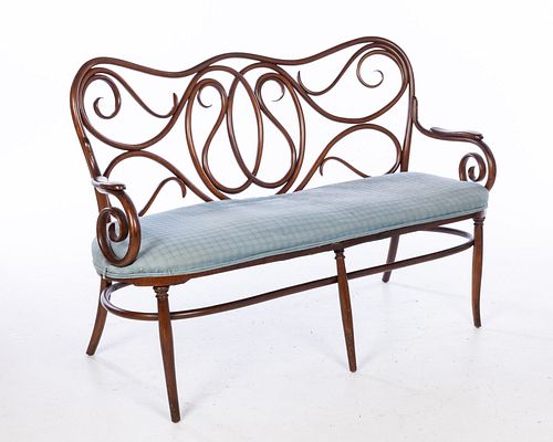 Bentwood Settee, Probably Thonet, C. 1900