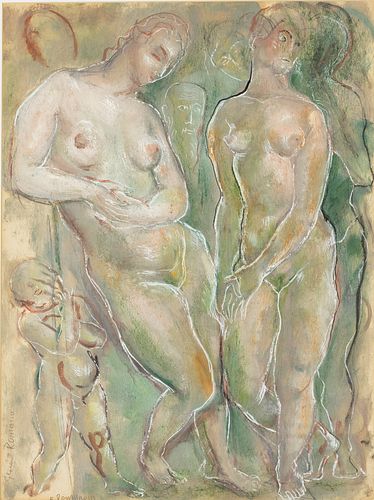 Emanual Glicen Romano (1897-1984), Two Nudes