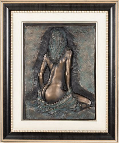 Bill Mack (b. 1949), Seated Nude, Bonded Bronze