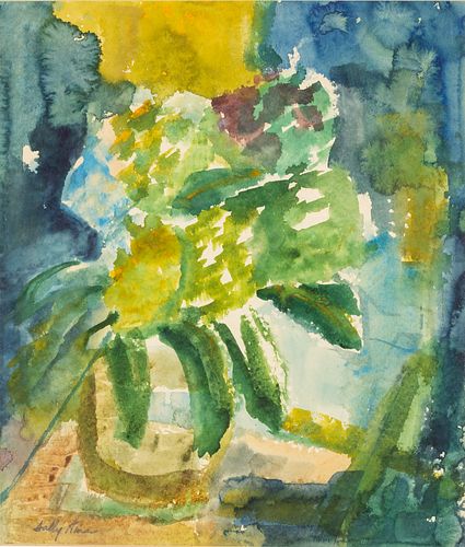 Sally Aimes, Floral Still Life, Watercolor