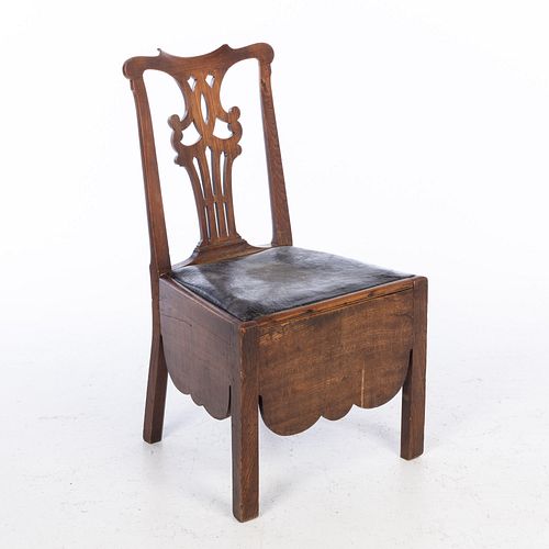 George III Commode Chair, 18th/19th Century