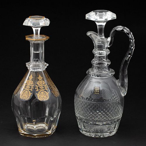 Two Baccarat Decanters