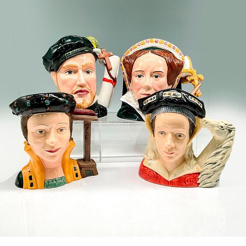 4pc Royal Doulton Porcelain Character Jugs