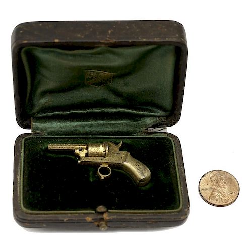 Miniature Ring-Trigger Pinfire Revolver